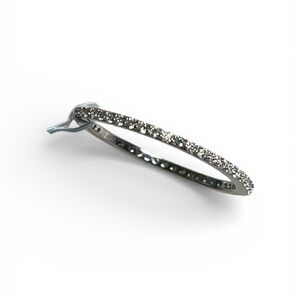 925 Silver Moissanite Silver Ring